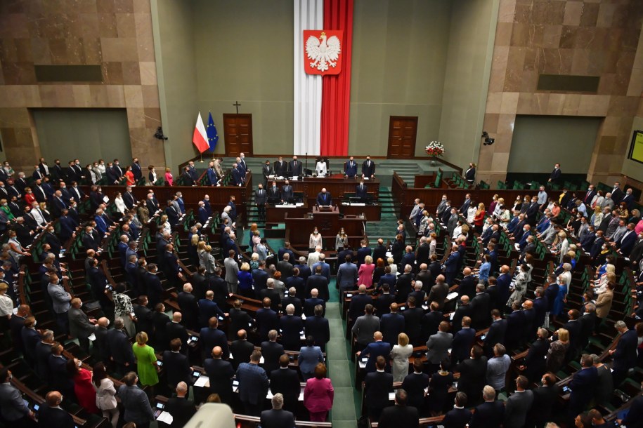 Posłowie w sali obrad Sejmu /Radek Pietruszka /PAP