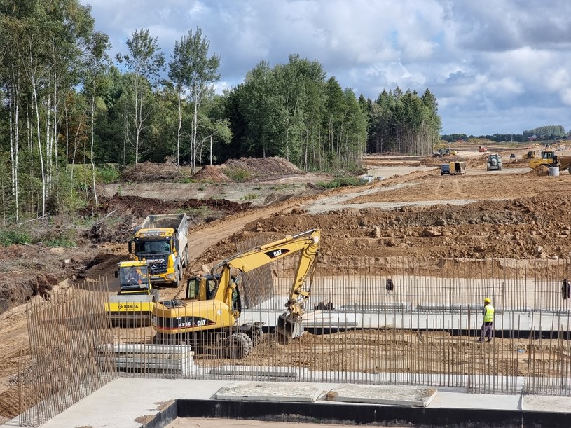 Postęp prac na budowie S16 Borki Wielkie – Mrągowo /GDDKiA