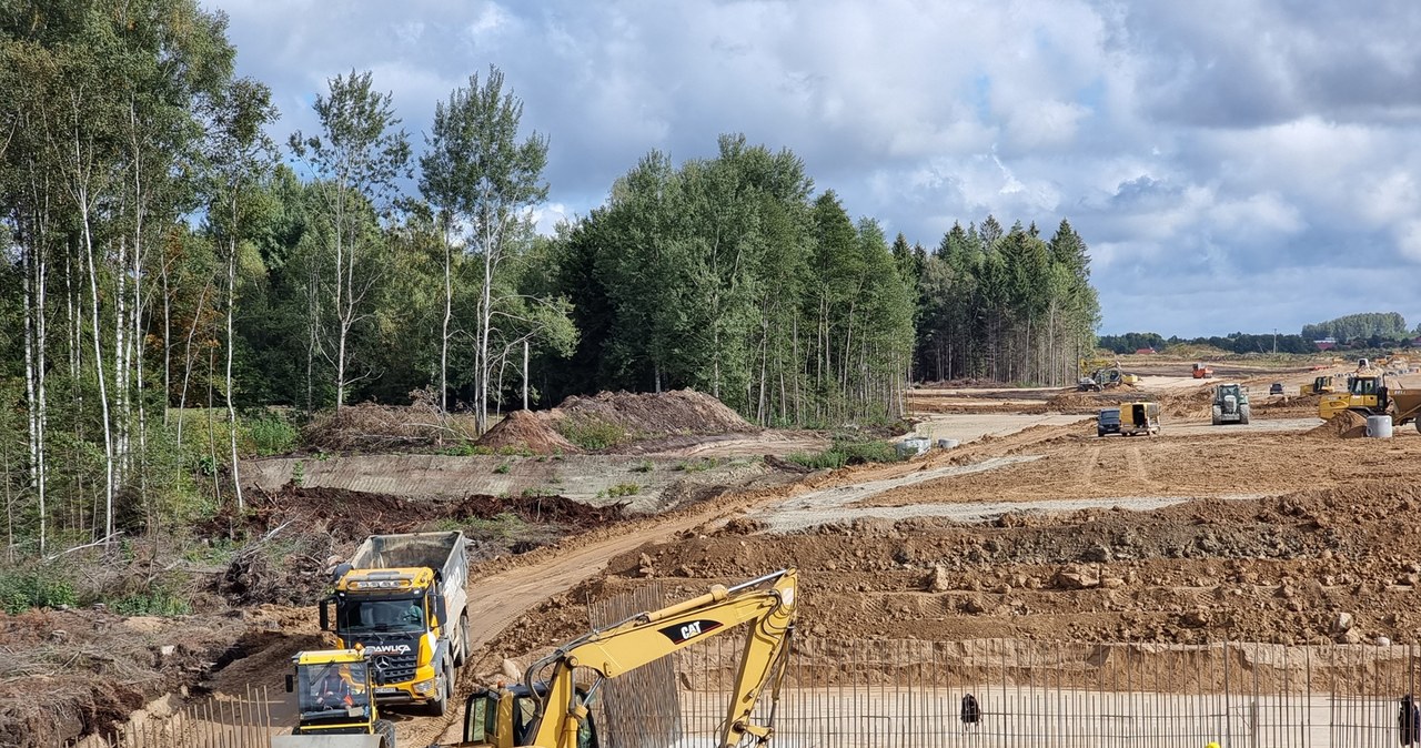 Postęp prac na budowie S16 Borki Wielkie – Mrągowo /GDDKiA