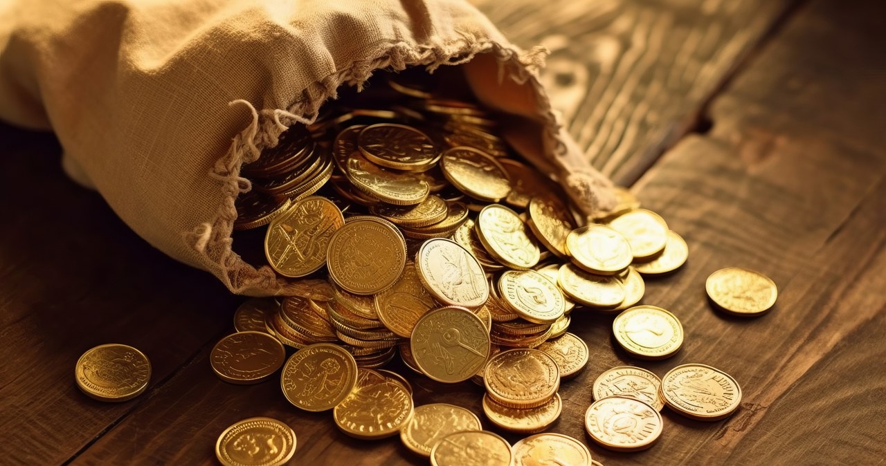 Poszukiwacze odnaleźli pod Szczecinem dziesiątki złotych monet z z końca XIX wieku i z początku XX wieku (zdjęcie ilustracyjne) /vectorup /123RF/PICSEL