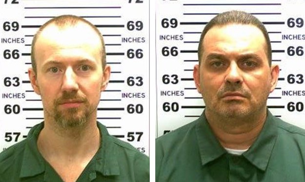 Poszukiwani, niebezpieczni więźniowie / 	NEW YORK STATE POLICE / HANDOUT    /PAP/EPA