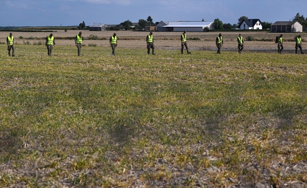 Poszukiwania szczątków rosyjskich dronów przerwane