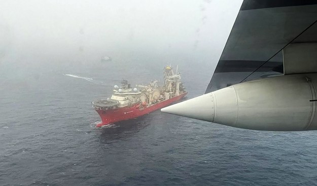 Poszukiwania Titana na wodzie i z powietrza /US Coast Guard  /PAP/EPA