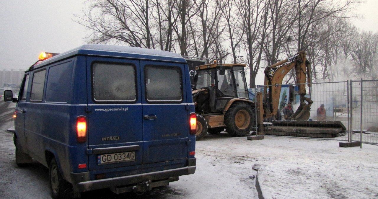 Potężna awaria ciepłownicza w Gdańsku