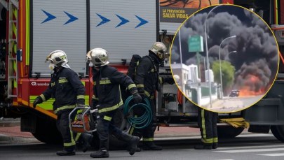 Potężna eksplozja koło Sewilli. Magazyn z toksynami w ogniu i apel do mieszkańców