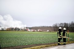 Potężna eksplozja na terenie największego w Austrii terminala gazowego