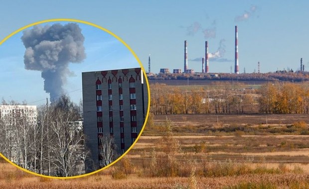"Potężna eksplozja". Pożar w rosyjskim gigancie petrochemicznym