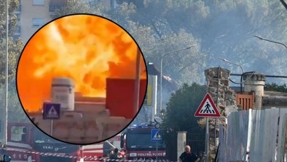 Potężna eksplozja w Rzymie. Wielu rannych NAGRANIE