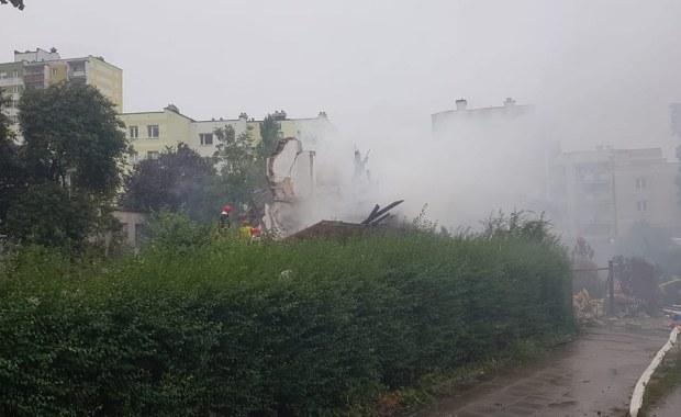 Potężna eksplozja w Toruniu. Runął dom