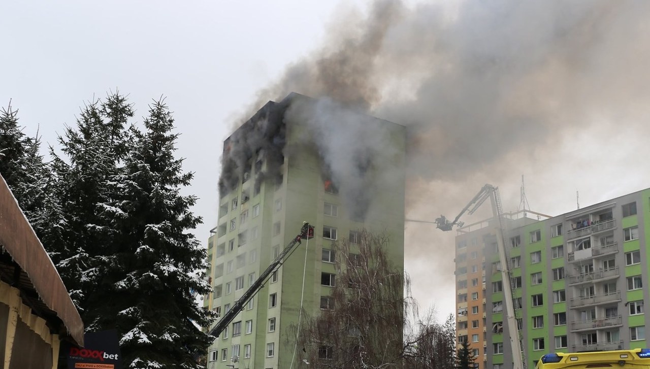 Potężna eksplozja w wieżowcu na Słowacji. 5 osób nie żyje, ok. 40 jest rannych