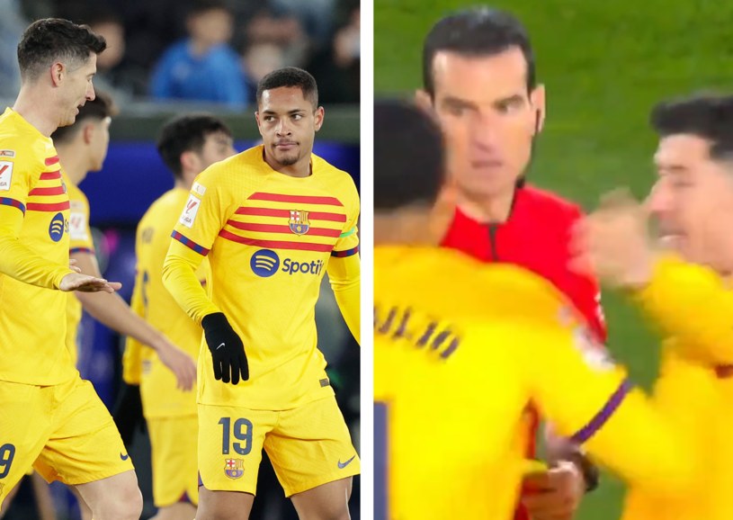 Potężne kontrowersje w meczu Barcelony. Lewandowski i koledzy ruszyli do arbitra
