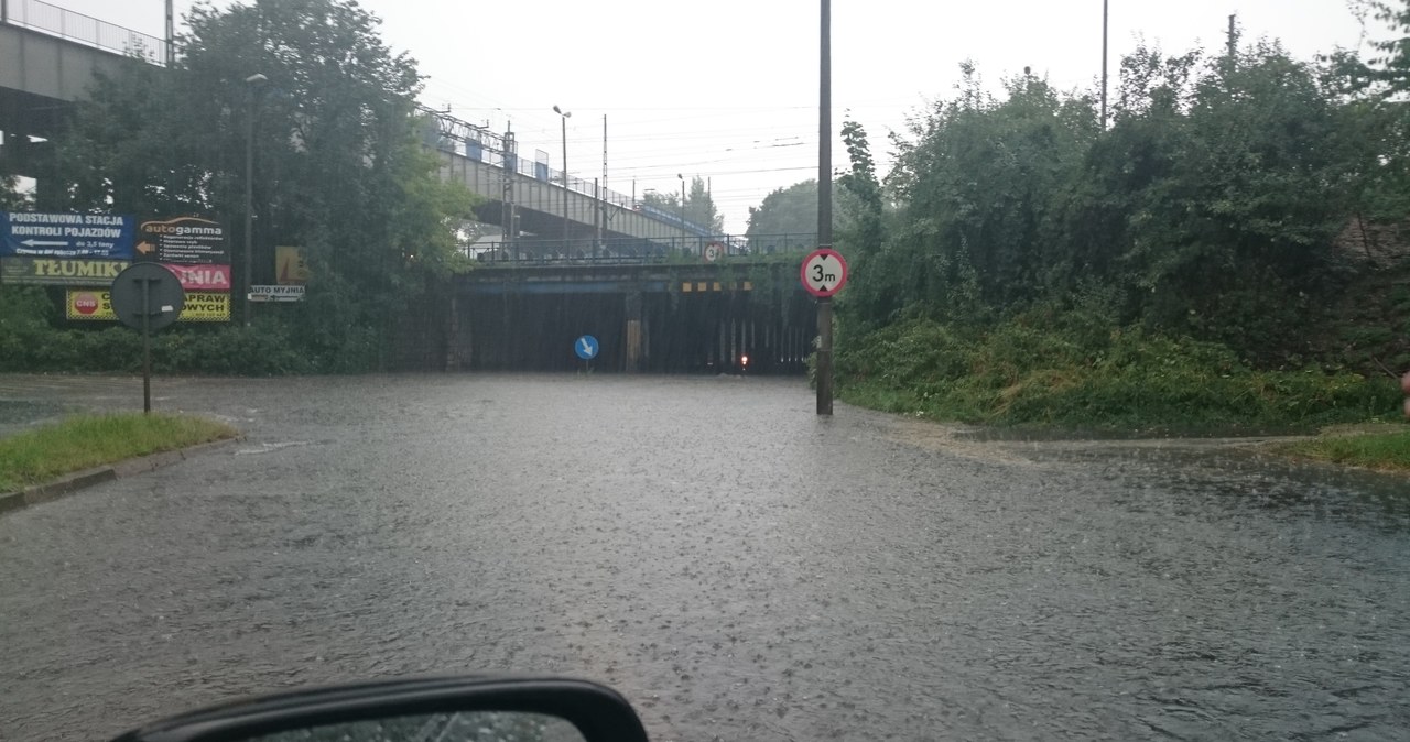 Potężne nawałnice nad Małopolską