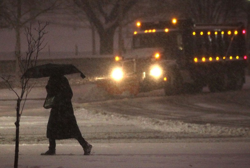 Potężne śnieżyce dotarły do USA /AFP