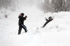 Potężne śnieżyce w Stanach Zjednoczonych