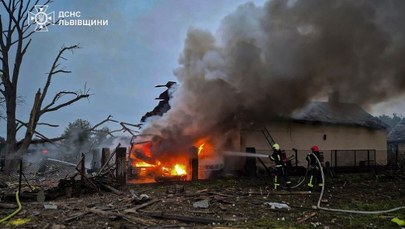 Potężne uderzenie dronów i rakiet w Lwów. Są zabici i ranni