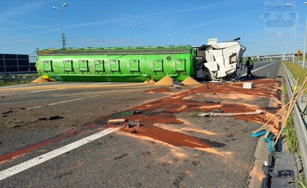 Potężne utrudnienia na A4 w Śląskiem. Autostrada była zablokowana