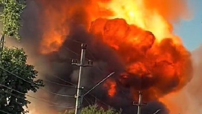 Potężne wybuchy na stacji paliw w Rumunii [NAGRANIA]