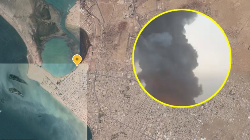 Potężny atak na Jemen. Słup ognia nad portem