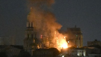 Potężny atak Rosji na Ukrainę, historyczny klasztor w płomieniach. Polska poderwała myśliwce
