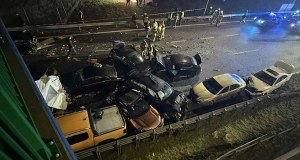 Potężny karambol na S19 w Lubelskiem. Kilkanaście aut, wielu rannych