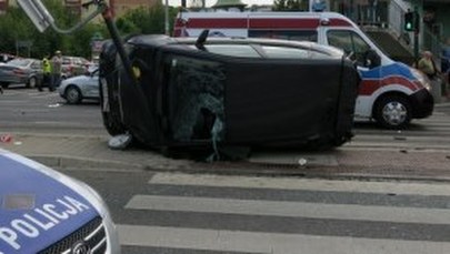 Potężny karambol w Krakowie. Uszkodzonych kilkanaście aut