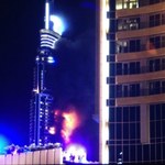 Potężny pożar hotelu w Dubaju. Są ranni