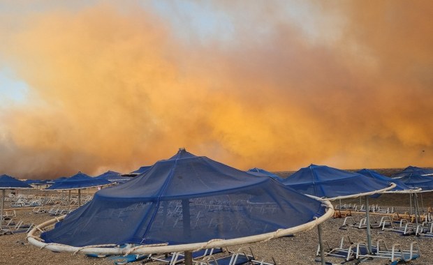 Potężny pożar na Krecie. Polscy turyści ewakuowani