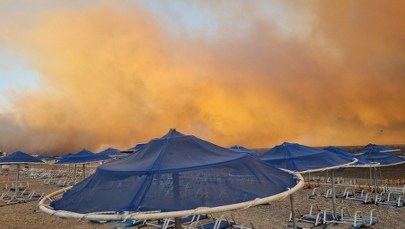 Potężny pożar na Krecie. Polscy turyści ewakuowani