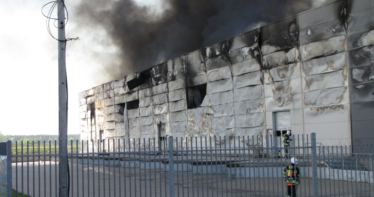 Potężny pożar pod Warszawą - zdjęcia reporterów RMF FM