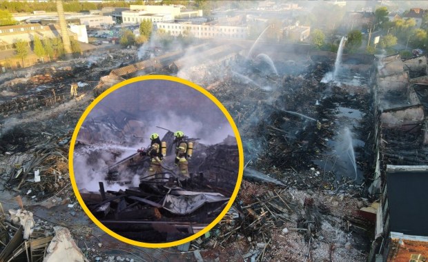 Potężny pożar w Gliwicach. Strażacy przekazali nowe informacje