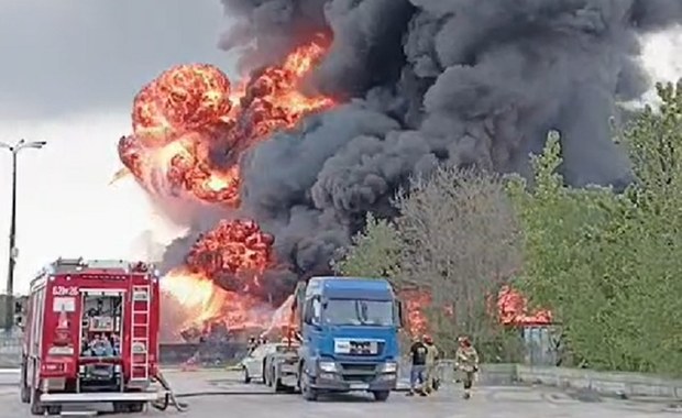 Potężny pożar w Siemianowicach Śląskich. Strażacy przekazali nowe informacje