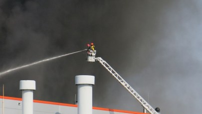 Potężny pożar w Żorach