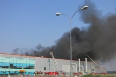 Potężny pożar w Żorach