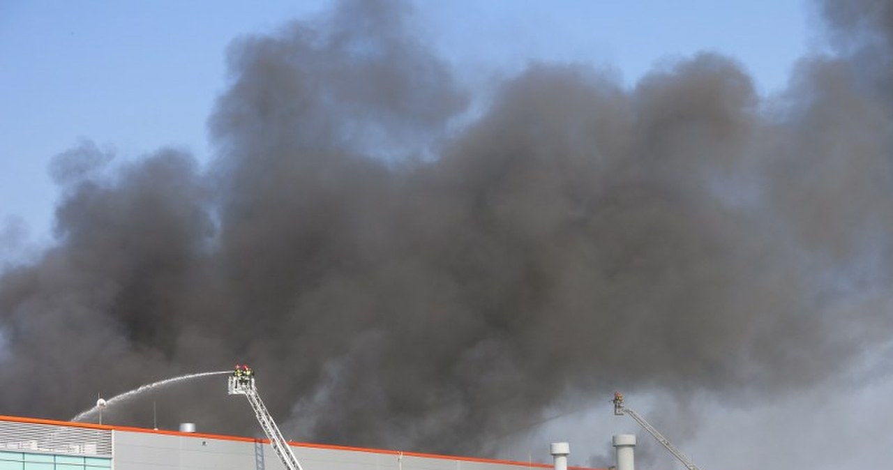 Potężny pożar w Żorach