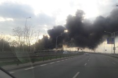 Potężny pożar we Wrocławiu