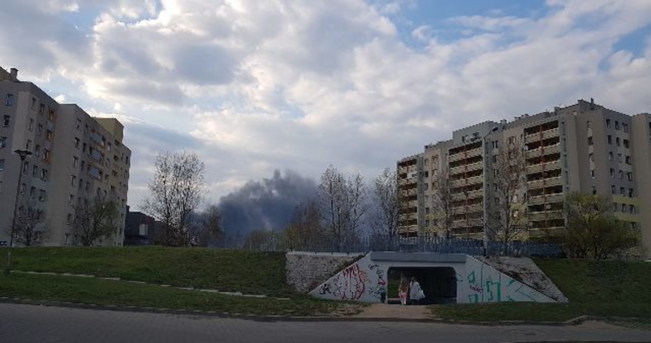 Potężny pożar we Wrocławiu