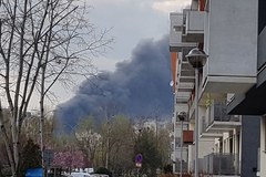 Potężny pożar we Wrocławiu