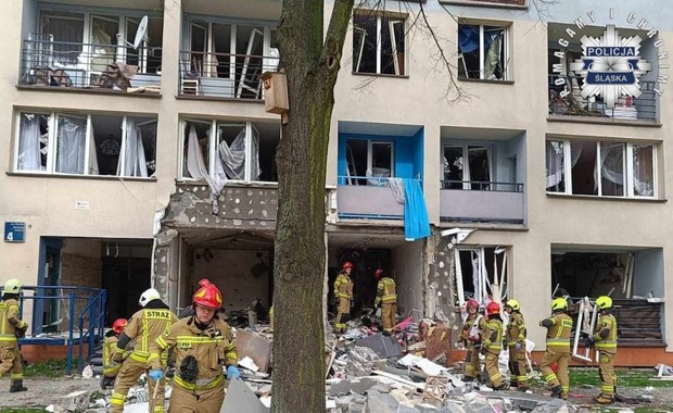 Potężny wybuch gazu w Tychach. W szpitalach siedem osób