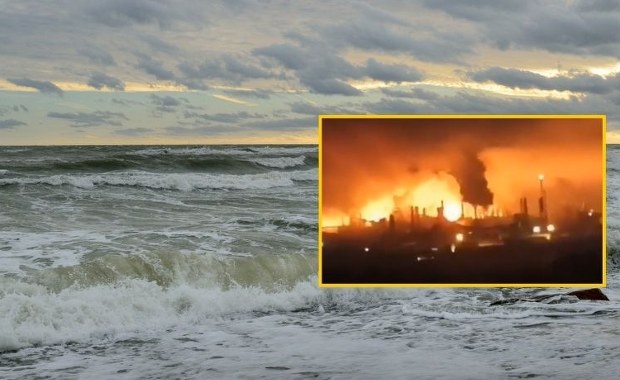 Potężny wyciek ropy na Morzu Czarnym. Plama na kilka kilometrów