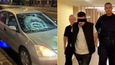 Potrącił 25-latkę i uciekł. Gruzin w rękach stołecznych policjantów