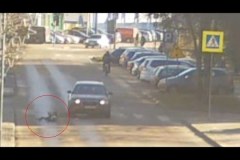 Potrącił nastolatkę na pasach. Twierdził, że oślepiło go słońce [Film] 