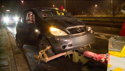 Potrącił pieszego i uciekł. Nocny pościg w Warszawie