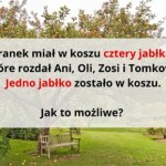 logiczne Potrafisz myśleć kreatywnie? Spróbuj rozwiązać kłopotliwą zagadkę z jabłkami