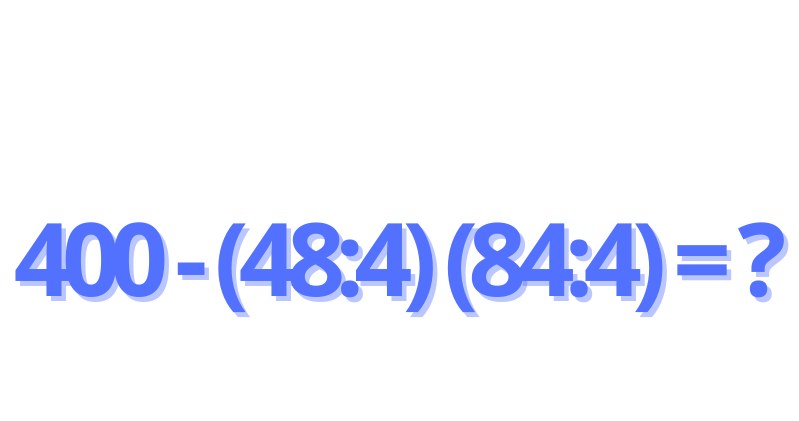 Potrafisz obliczyć, ile to jest: 400 - (484)(844) = ? Wielu dorosłych Polaków ma z tym problem /materiał zewnętrzny