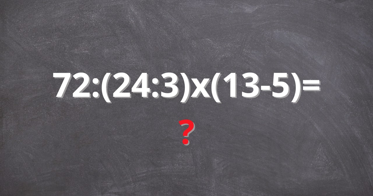 Potrafisz poprawnie obliczyć zagadkę matematyczną? /Canva Pro