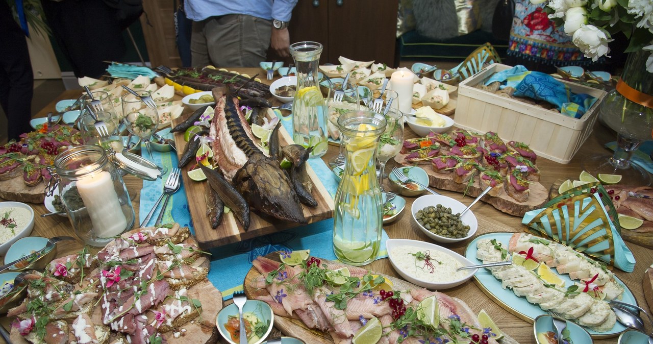 Potrawy na otwarciu restauracji /Przemek Świderski /East News