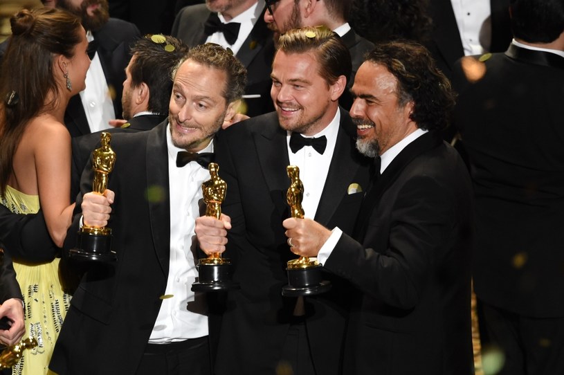 Potrójny Oscar dla "Zjawy": Lubezki, DiCaprio, Inarritu /AFP