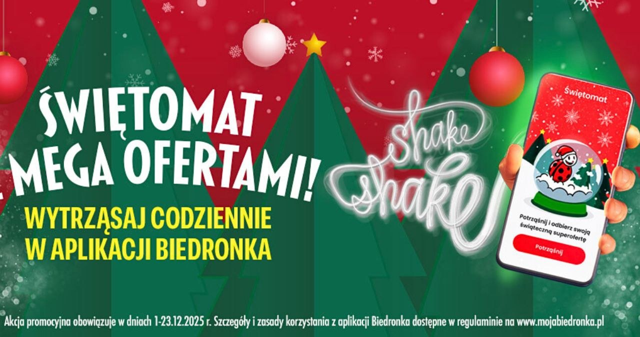 Potrząśnij telefonem i zgarnij codzienny rabat. Nawet do -50% w Biedronce! /Biedronka / materiały prasowe /INTERIA.PL