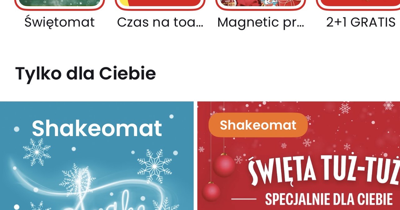 Potrząśnij telefonem i zgarnij codzienny rabat w aplikacji Biedronka /Aplikacja Biedronka /INTERIA.PL