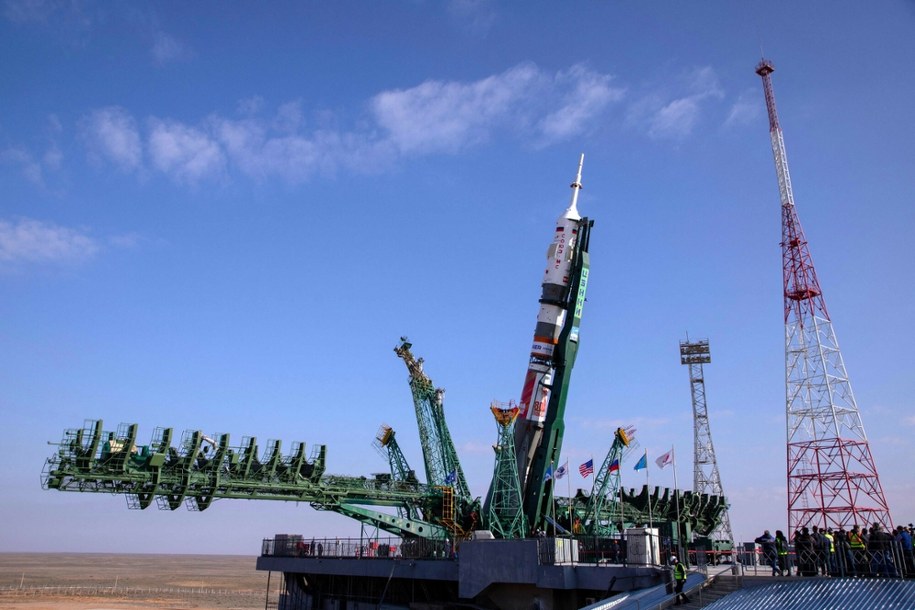 Poważne uszkodzenie jedynego kompleksu startowego dla załogowych misji na Bajkonurze /HANDOUT/AFP/East News /East News